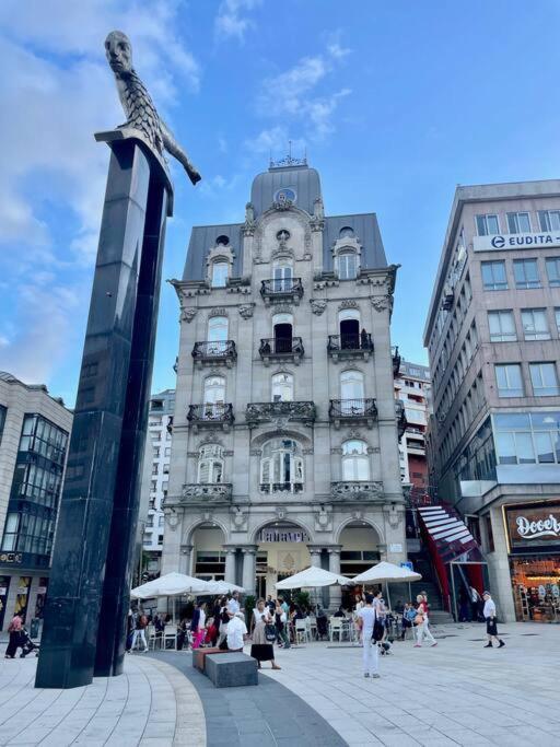 Espectacular Casa Centro De Vigo Villa Exteriör bild
